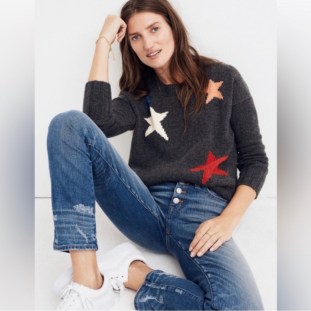 Madewell starry wool sweater